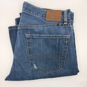 Lucky Brand 221 Original Straight Men's Denim Relaxed Jeans 34x32